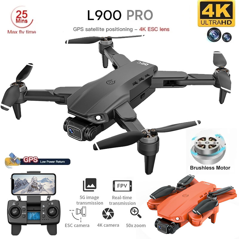 Drone Racing Camera - โดรน4K L900โปร GPS โดรน4K กล้อง HD