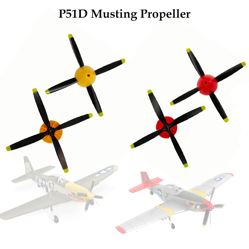 Drone Racing Flag - อะไหล่เครื่องบินบังคับวิทยุ 5CH P51D Mustang ใบพัด ขาตั้งล้อ
