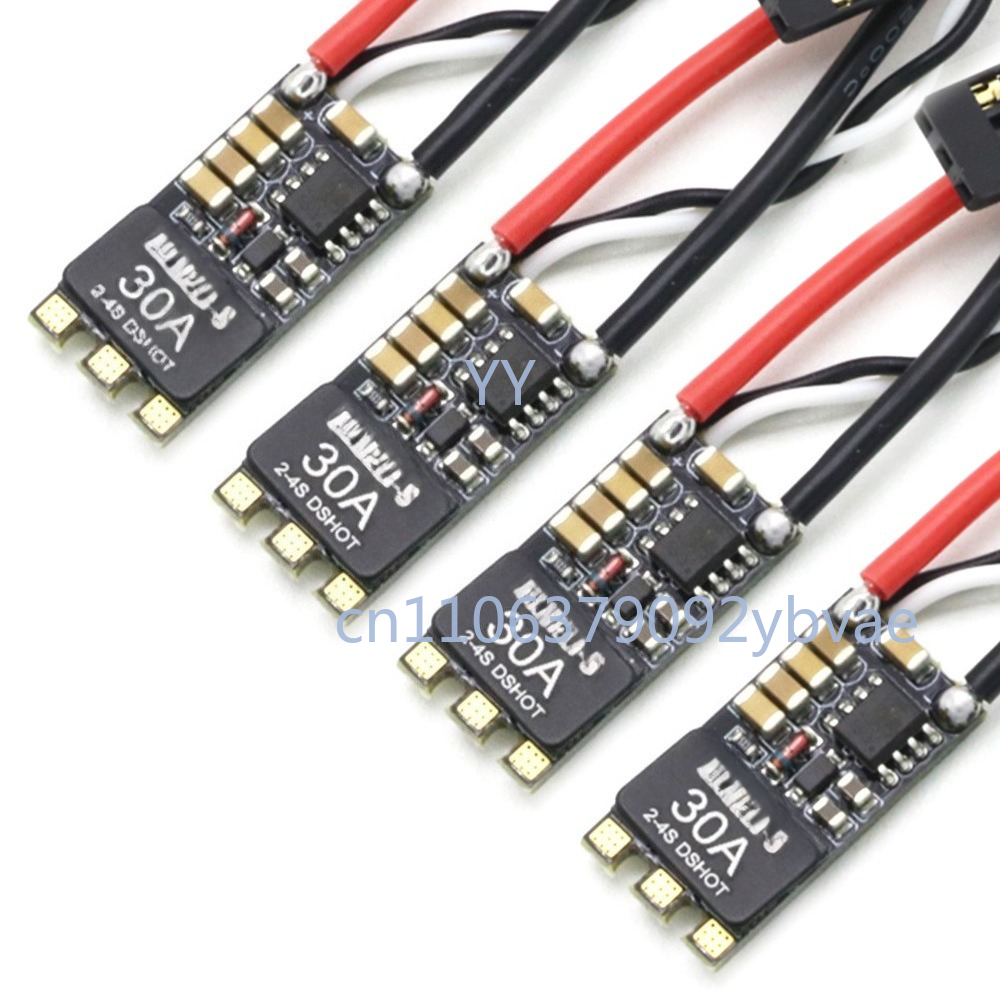 Drone Racing Esc - ESC 30A ความเร็วสูงแบบไร้แปรงถ่าน สำหรับโดรนแข่ง FPV อะไหล่เครื่องบิน