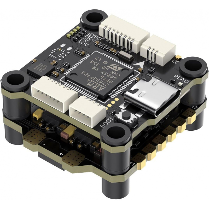 Drone Racing Flight Controller - ตัวควบคุมการบิน F722 30x30 AM32 65A 4in1