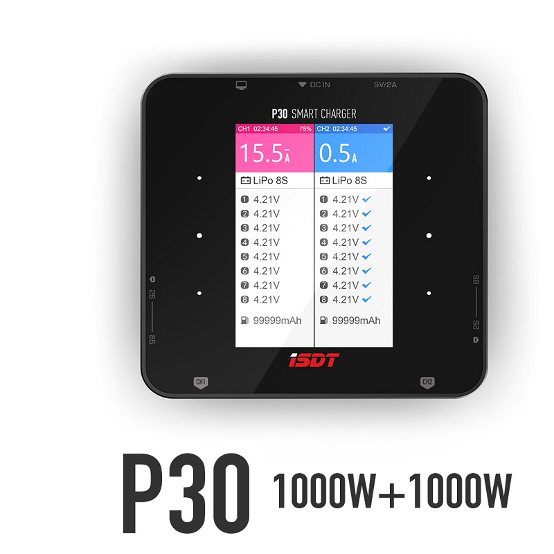 Drone Racing Charger - เครื่องชาร์จแบตเตอรี่แบบ Dual Balance Charger รุ่น ISDT