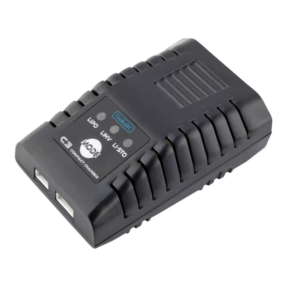Drone Racing Charger - เครื่องชาร์จแบตเตอรี่ ToolkitRC C3 Compact 25w รองรับกระแสสูงสุด