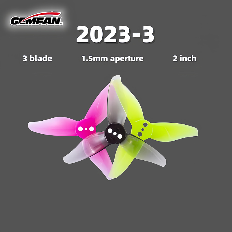 ใบพัด Gemfan 2023 แบบสามใบพัด  - Drone Racing Gate บทวิจารณ์และราคา