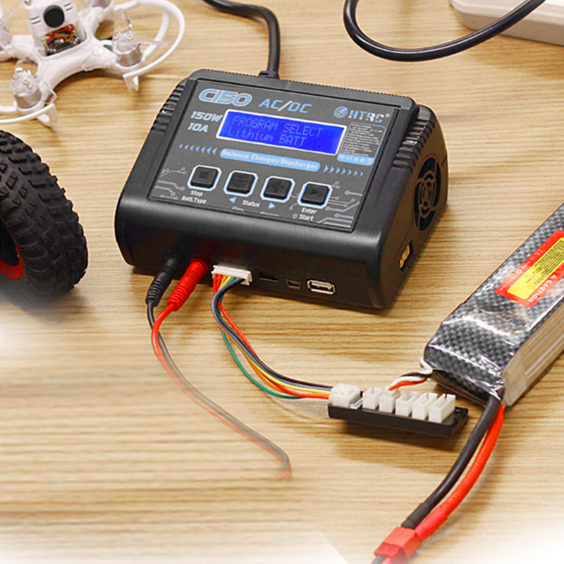 HTRC C150 150W 10A Smart Charg - Drone Racing Charger บทวิจารณ์และราคา