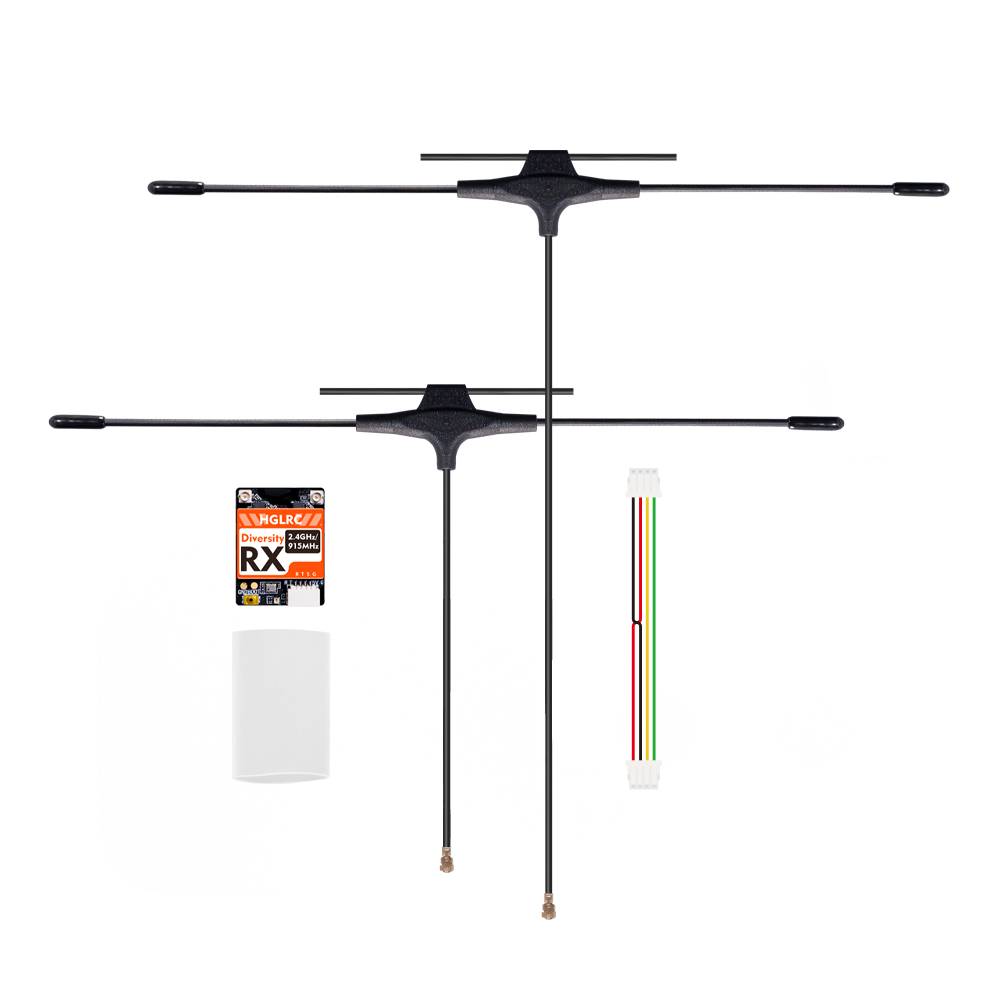 HGLRC ตัวรับสัญญาณ ELRS แบบ Du - Drone Racing Receiver บทวิจารณ์และราคา