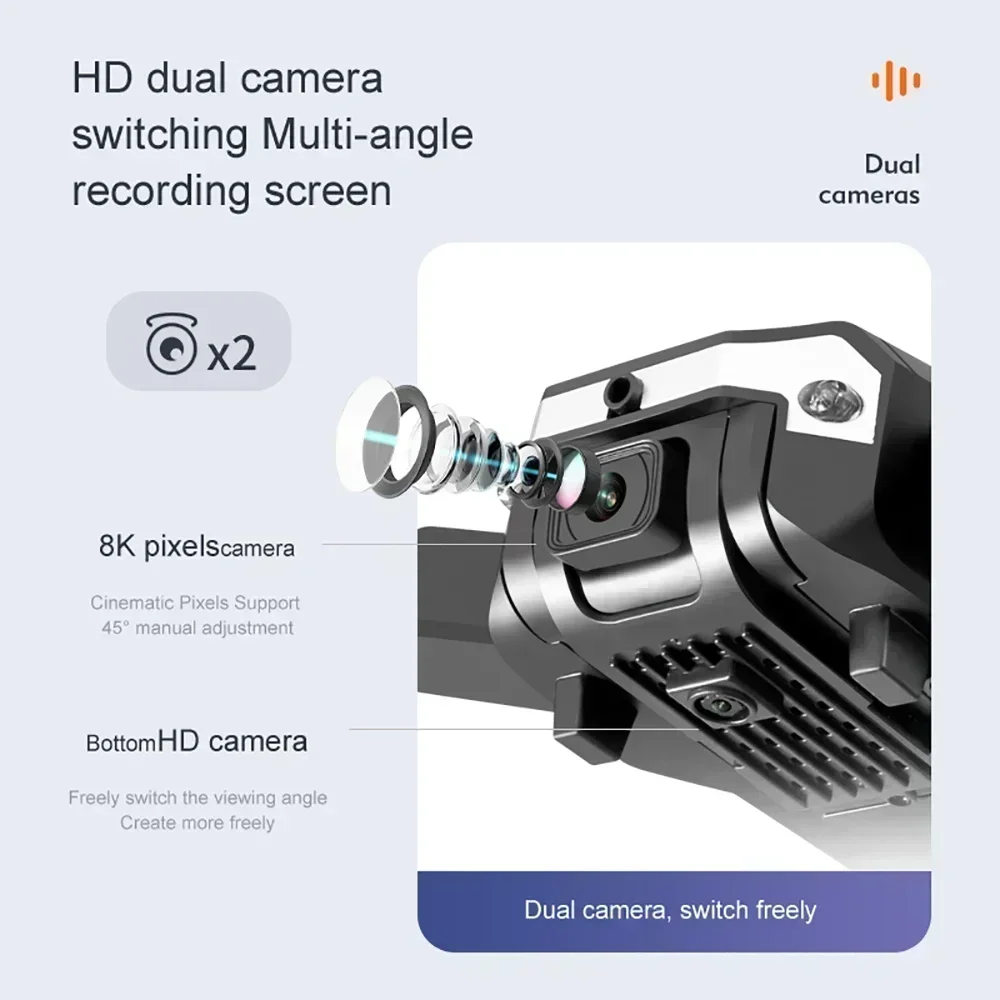 โดรน G6 Pro 8K กล้องคู่, 5G GP - Drone Racing Camera บทวิจารณ์และราคา