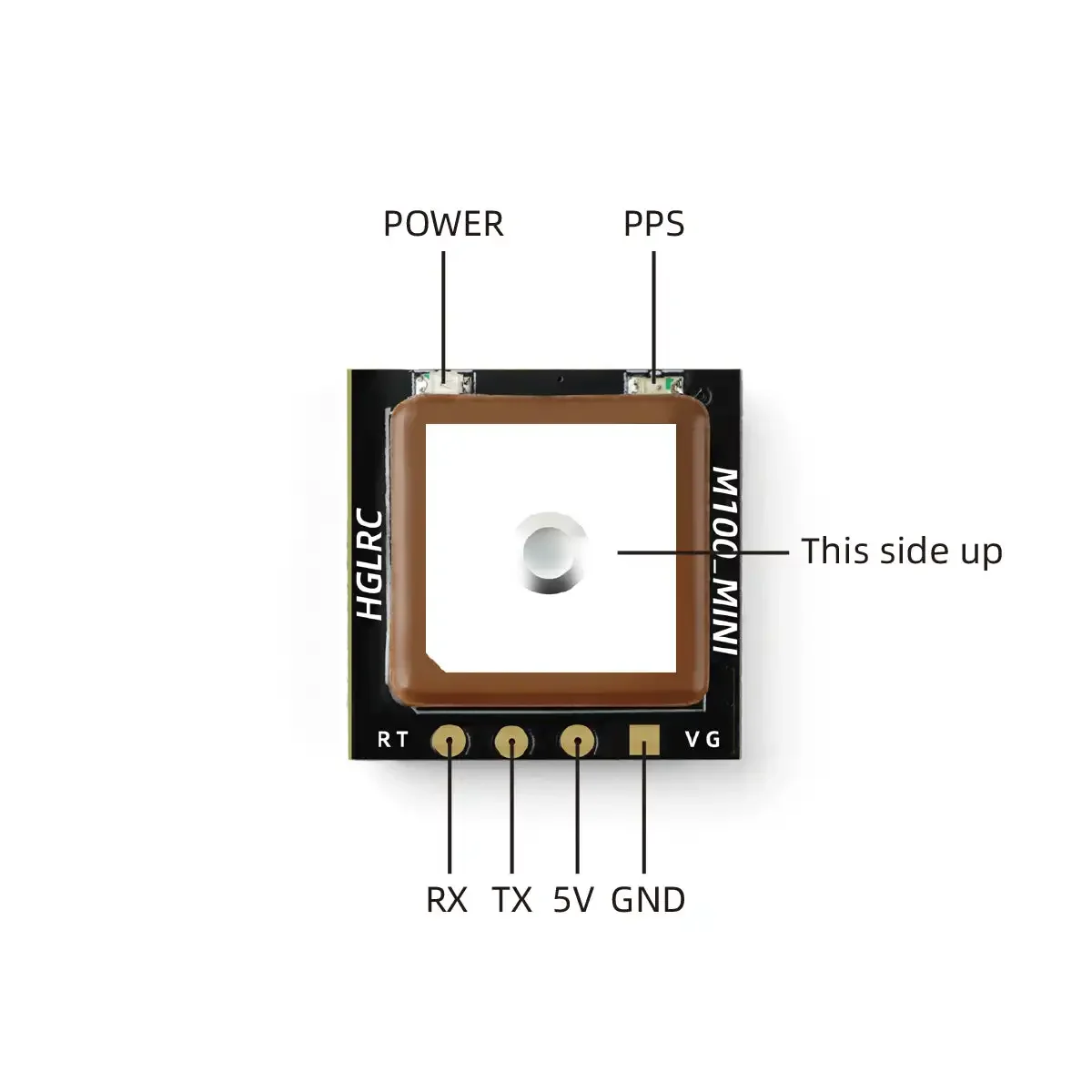 HGLRC M100 MINI GPS โมดูล M10  - Drone Racing Flight Controller บทวิจารณ์และราคา